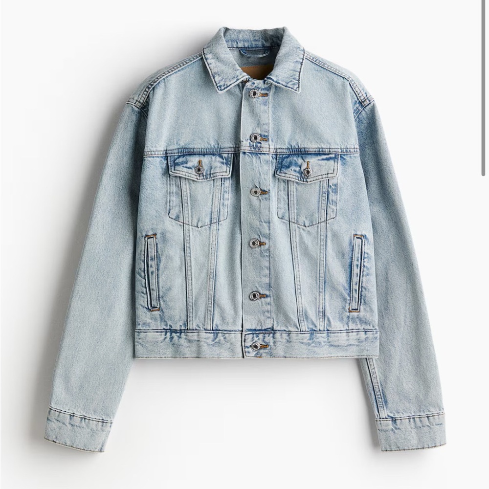 H&M Cropped Jean Jacket